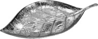 Strieborný hliníkový listový tanier, 43 cm Strieborný hliníkový listový tanier, 43 cm