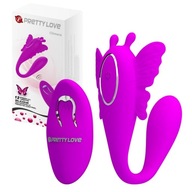 Vibrátor pre páry + bezdrôtové diaľkové ovládanie, Pretty Lov Vibrátor pre páry + bezdrôtové diaľkové ovládanie, Pretty Lov