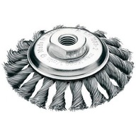 Kužeľová kefa oceľová 115x12mm, drôt 0,5mm Kužeľová kefa oceľová 115x12mm, drôt 0,5mm
