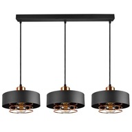 STROPNÉ ZÁVESNÉ LAMPY, LUSTRE, Čierna s meďou STROPNÉ ZÁVESNÉ LAMPY, LUSTRE, Čierna s meďou