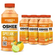6x OSHEE Vitamín Voda Vitamín D + K + C citrón limetka Speak Up 555 ml