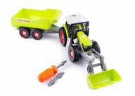 TRAKTOR S PRÍVESOM NA DEMONTÁŽ TRAKTORA TRAKTOR S PRÍVESOM NA DEMONTÁŽ TRAKTORA