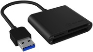 IcyBox USB 3.0 SD čítačka microSD CF kariet čierna IcyBox USB 3.0 SD čítačka microSD CF kariet čierna
