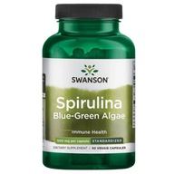 Štandardizovaná spirulina 500 mg 90 kapsúl SWANSON Štandardizovaná spirulina 500 mg 90 kapsúl SWANSON