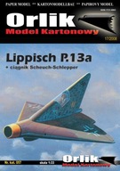ORLIK - Lietadlo Lippisch P.13a + letiskový ťahač ORLIK - Lietadlo Lippisch P.13a + letiskový ťahač