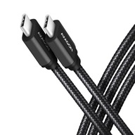 BUCM3-CM20AB USB-C - kábel USB-C 3.2 Gen 1, 2m, PD 60W, 3A, ALU, oplet, čierny BUCM3-CM20AB USB-C - kábel USB-C 3.2 Gen 1, 2m, PD 60W, 3A, ALU, oplet, čierny