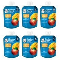 GERBER Prírodná jablkovo-mangová pena, 4x80g GERBER Prírodná jablkovo-mangová pena, 4x80g