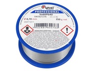 Cín 0,70/250g/Sn60Pb40 spojivo. Cynel LX909. Cín 0,70/250g/Sn60Pb40 spojivo. Cynel LX909.