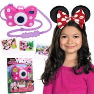 FOTOAPARÁT MINNIE MOUSE A ČELENKA DO UCHA FOTOAPARÁT MINNIE MOUSE A ČELENKA DO UCHA