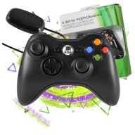 OVLÁDAČ XBOX 360 DUALSHOCK + ČIERNY PRIJÍMAČ