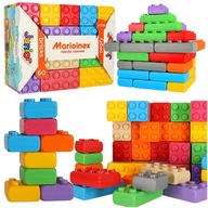 MARIOINEX BLOCKS STAVEBNÉ TEHLY POĽSKÉ FAREBNÉ JUNIOR 60 ELEMENTS MARIOINEX BLOCKS STAVEBNÉ TEHLY POĽSKÉ FAREBNÉ JUNIOR 60 ELEMENTS