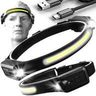 VÝKONNÁ ČELOVKA 2xLED ČELOVKA COB SENSOR VÝKONNÁ ČELOVKA 2xLED ČELOVKA COB SENSOR