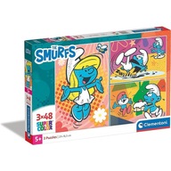 252763 CLEMENTONI PUZZLE 3x48 EL SMURFS