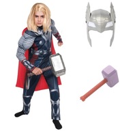 OUTFIT KOSTÝM THOR + MASKA HAMMER AVENGERS 7-8 ROKOV OUTFIT KOSTÝM THOR + MASKA HAMMER AVENGERS 7-8 ROKOV
