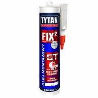 Montážne lepidlo FIX2 GT 290ml biele TYTAN Montážne lepidlo FIX2 GT 290ml biele TYTAN