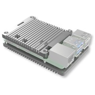 CNC hliníkové otvorené puzdro pre Raspberry Pi 5 so striebornými tepelnými podložkami CNC hliníkové otvorené puzdro pre Raspberry Pi 5 so striebornými tepelnými podložkami