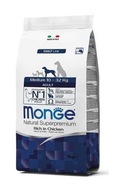 Monge kuracie suché krmivo pre aktívnych psov 12 kg