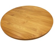 BAMBUSOVÁ OTOČNÁ DOSKA na pizzu, syr, snacky, VODEODOLNÁ, 35 CM BAMBUSOVÁ OTOČNÁ DOSKA na pizzu, syr, snacky, VODEODOLNÁ, 35 CM