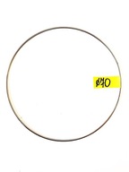 STRIEBORNÁ kovová obruč ø70 cm - lapač snov STRIEBORNÁ kovová obruč ø70 cm - lapač snov
