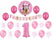 Súprava balónikov Minnie Mouse k prvým narodeninám Súprava balónikov Minnie Mouse k prvým narodeninám