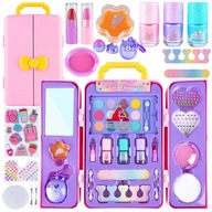 Krabička kozmetiky Makeup, sada na maľovanie make-upu nechtov pre deti Krabička kozmetiky Makeup, sada na maľovanie make-upu nechtov pre deti