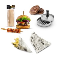 Lis na hamburgery s príslušenstvom, kompletná sada Lis na hamburgery s príslušenstvom, kompletná sada