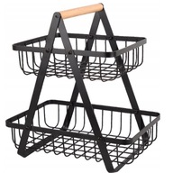 Elitehoff E-8084 košík na ovocie 29x27x17 cm čierny Elitehoff E-8084 košík na ovocie 29x27x17 cm čierny