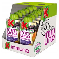KUBUŚ Immuno Ovocná pena pre deti Jablko Hruška Čierna baza 12x100 g KUBUŚ Immuno Ovocná pena pre deti Jablko Hruška Čierna baza 12x100 g