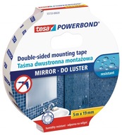 Montážna páska Powerbond na zrkadlá 5,0 m: 19 mm Montážna páska Powerbond na zrkadlá 5,0 m: 19 mm
