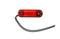 Ľ/P bočné obrysové svetlo, červené, LED, 12/24 WAS 715 Ľ/P bočné obrysové svetlo, červené, LED, 12/24 WAS 715