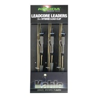 Káble Korda Leadcore Leaders Lead Clip 3ks Gravel Káble Korda Leadcore Leaders Lead Clip 3ks Gravel