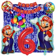 SADA BALÓNOV NA 6. NARODENINY SUPER MARIO, 22 KS SADA BALÓNOV NA 6. NARODENINY SUPER MARIO, 22 KS