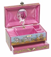 Goki hudobná skrinka so zásuvkou princezná s jednorožcom