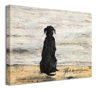Sam Toft Black Dog - maľba na plátne 40x30 cm