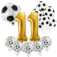 SET LOPTÍ 11. narodeniny BALÓNY FUTBAL 100 CM SET LOPTÍ 11. narodeniny BALÓNY FUTBAL 100 CM
