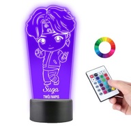 Stolná lampa Bts Suga 16 farieb LED PLEXIDO Stolná lampa Bts Suga 16 farieb LED PLEXIDO