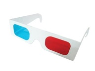 3D okuliare (červené/modré)