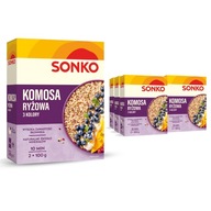 6x SONKO Quinoa Quinoa 3 farby 2x100g s draslíkom, horčíkom, chrómom