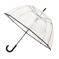 Hlboký priehľadný dáždnik s BLACK lemom