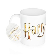 Hrnček na kávu Harry Potter 315 ml Zlaté logo Hrnček na kávu Harry Potter 315 ml Zlaté logo