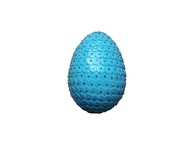Veľkonočné vajíčko modré flitre ručne robené 8cm