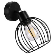 LAMPA NÁSTENNÁ LAMPA nastaviteľná loft GUĽOVÁ DRÔTKA LAMPA NÁSTENNÁ LAMPA nastaviteľná loft GUĽOVÁ DRÔTKA