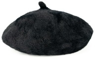 Crazy angorský BERET Chunky našuchorený cz22307-4 Crazy angorský BERET Chunky našuchorený cz22307-4