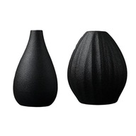 2 moderné keramické vázy na kvetinovú výzdobu