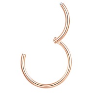 Prsteň CLICKER RUŽOVÝ ZLATÝ 316L OCEL 1,2/8 mm Prsteň CLICKER RUŽOVÝ ZLATÝ 316L OCEL 1,2/8 mm