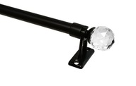 MINI KRUČNÁ TYČ ZAZDROSTKA 40-60 MAT BLACK CRYSTAL MINI KRUČNÁ TYČ ZAZDROSTKA 40-60 MAT BLACK CRYSTAL