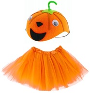 Tekvicový kostým klobúk sukňa maškarné šaty Halloween jesenný ples karneval 3.-12 Tekvicový kostým klobúk sukňa maškarné šaty Halloween jesenný ples karneval 3.-12