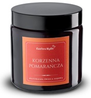 Pikantná pomarančová sójová sviečka 120 ml Pikantná pomarančová sójová sviečka 120 ml