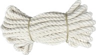 Jachtárske točené bavlnené lano, šnúra 10mm, 10m