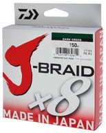 DAIWA J-BRAID X8 BRIDGE 0,18MM 150M C ZELENÁ. DAIWA J-BRAID X8 BRIDGE 0,18MM 150M C ZELENÁ.